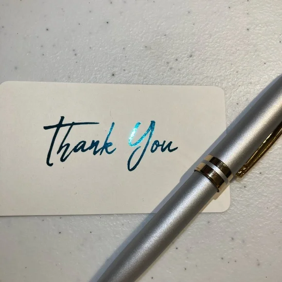 Foil thank you cards(choose your color) - Picture 4 of 10